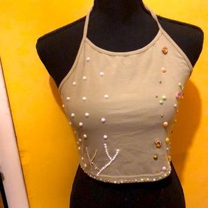 Hand Crafted Jewel Tank Top
